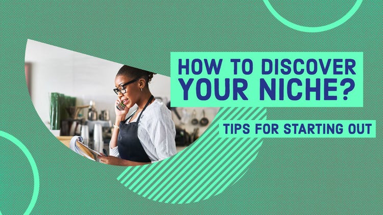 Green Blue & Brown How to Discover Your Niche YouTube Thumbnail