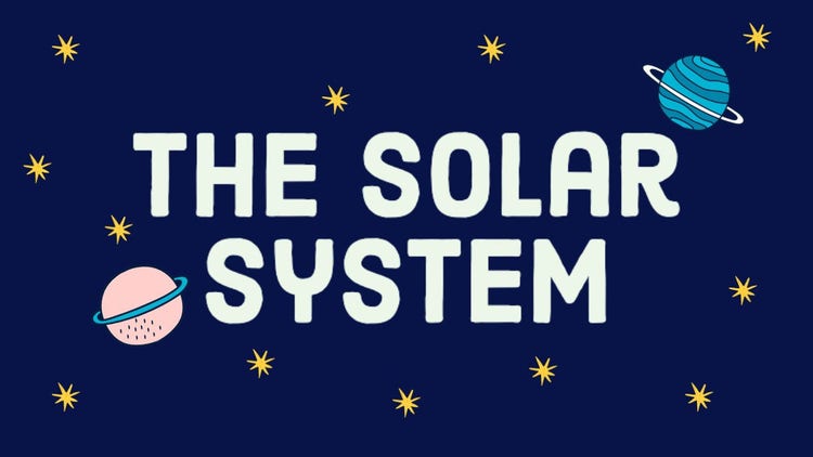 Navy And Yellow Solar System Youtube Thumbnail