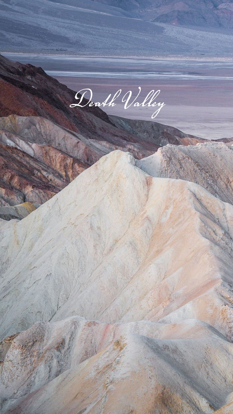 Photograph Death Valley Mobile Wallpaper