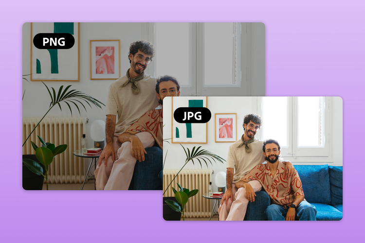 How to convert PNG to JPG in Adobe Express