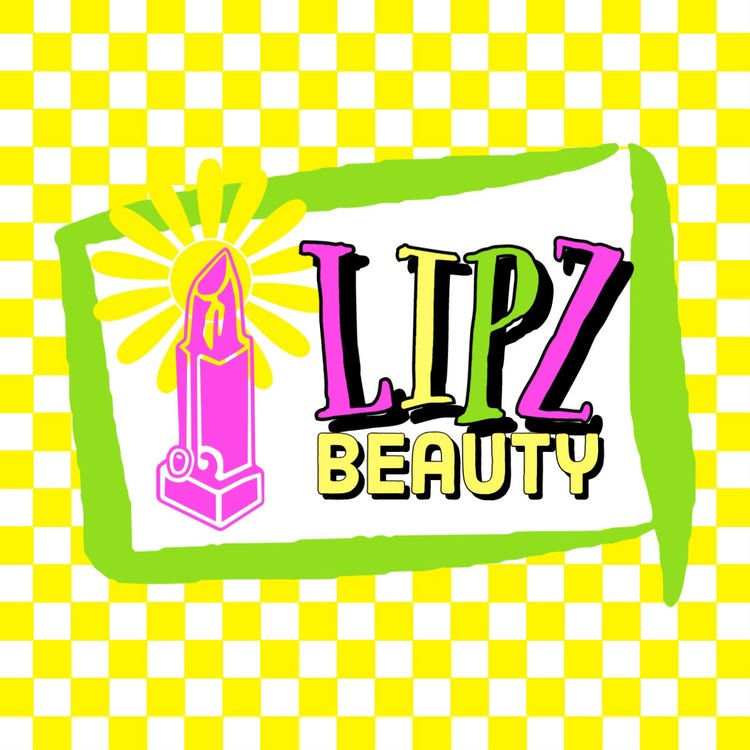 Yellow And Pink Playful Beauty Logo