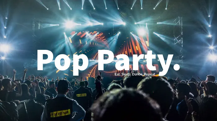 Light, Modern Pop Party You Tube Cover YouTube Banner Ideas
