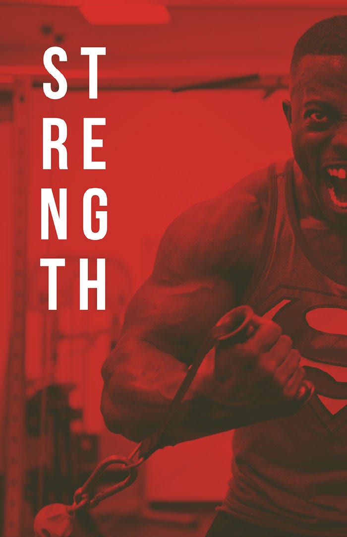Red, Black and White Workout Catchphrase Instagram Story Poster Ideas