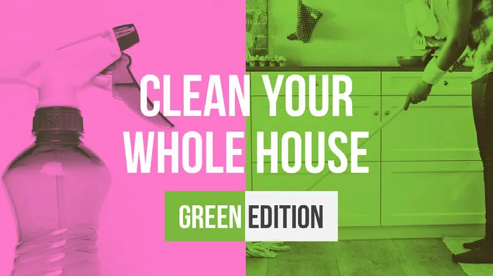 Pink and Green Cleaning House Youtube Tutorial YouTube Banner Ideas