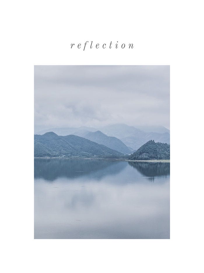 Light Blue and White Reflecion poster Poster Ideas