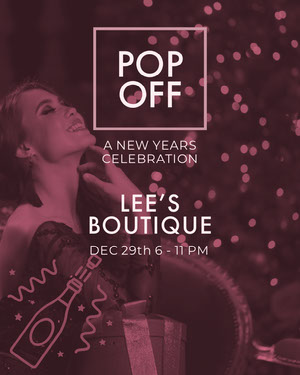 Violet and White Boutique Promotion Happy New Year 
