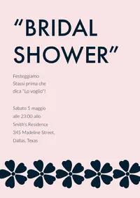“BRIDAL <BR>SHOWER” Wedding