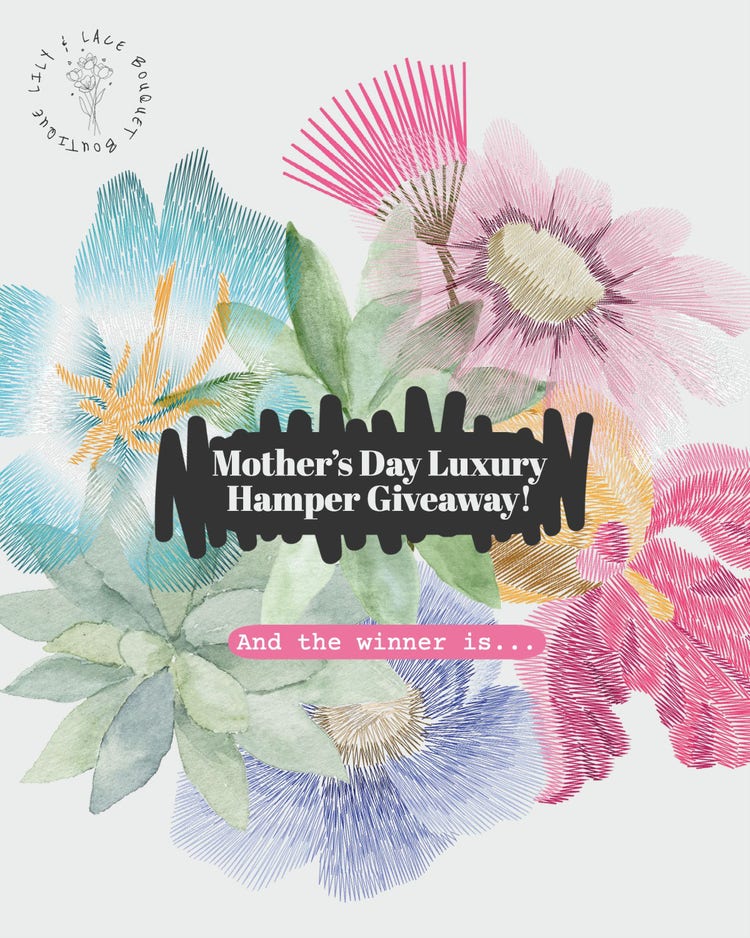 Multicoloured Floral Mother's Day Hamper Giveaway Winner Instagram Portrait Post