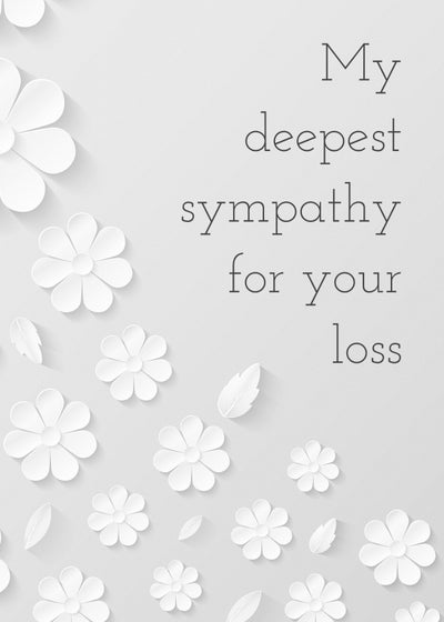 Messages of Condolence for Sympathy Cards | Adobe Express