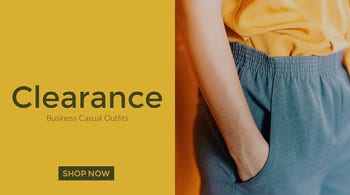 Blue and Yellow Fashion Ad Twitter Banner Twitter Image Size