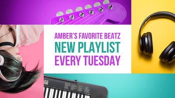 Colorful Music Playlist Youtube Channel Art with Musical Collage YouTube Image Sizes