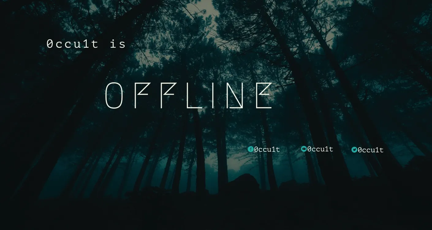 Mysterious Forest Twitch Banner