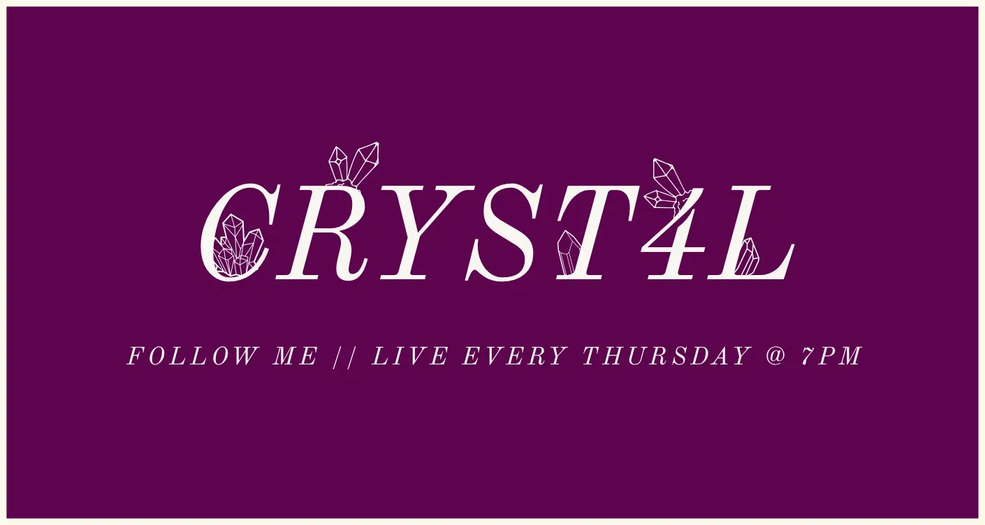 Purple Crystal Twitch Banner