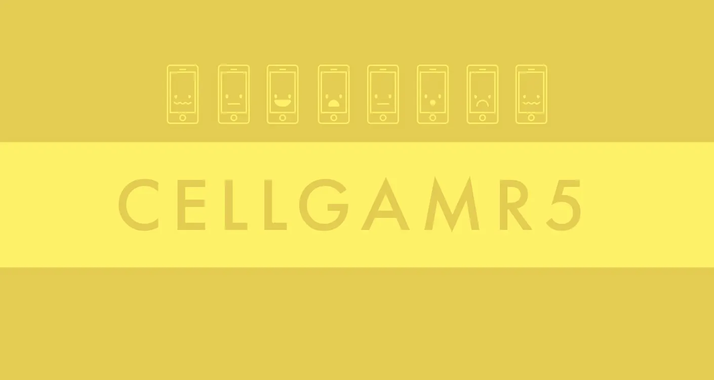 Yellow Twitch Banner with Smartphones