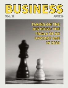 Yellow and Gray Chess Piece Business Magazine Cover Magazine Cover