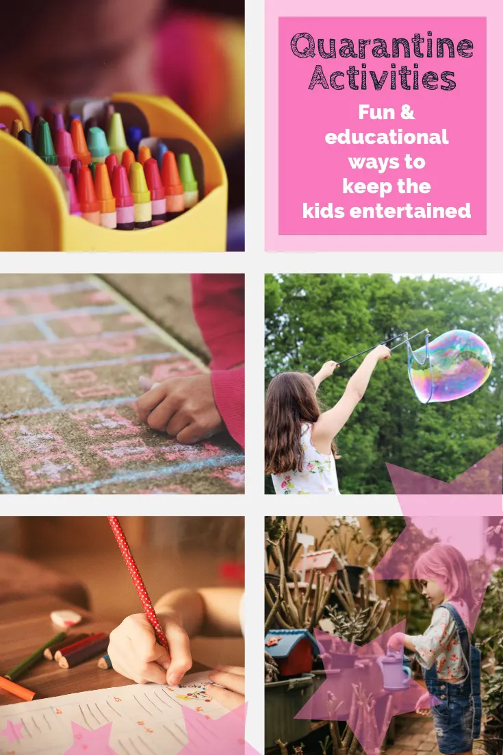 Pink Activities Collage Pinterest Post