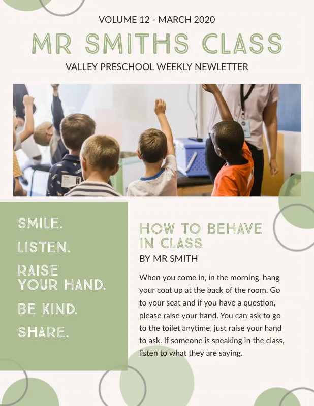 Green School and Education Newsletter