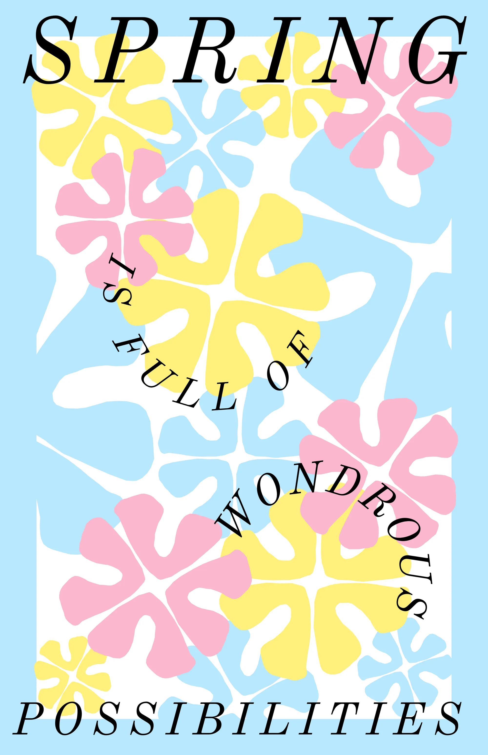 pastel spring motivational poster