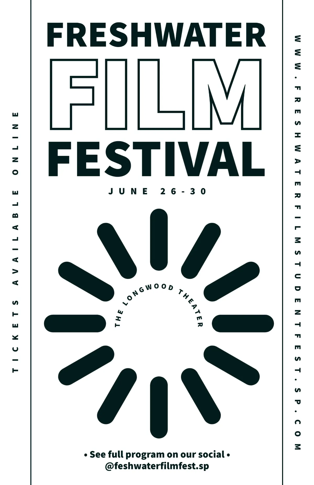 White & Black Film Festival Poster