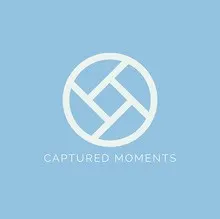blue minimal photography logo Logo