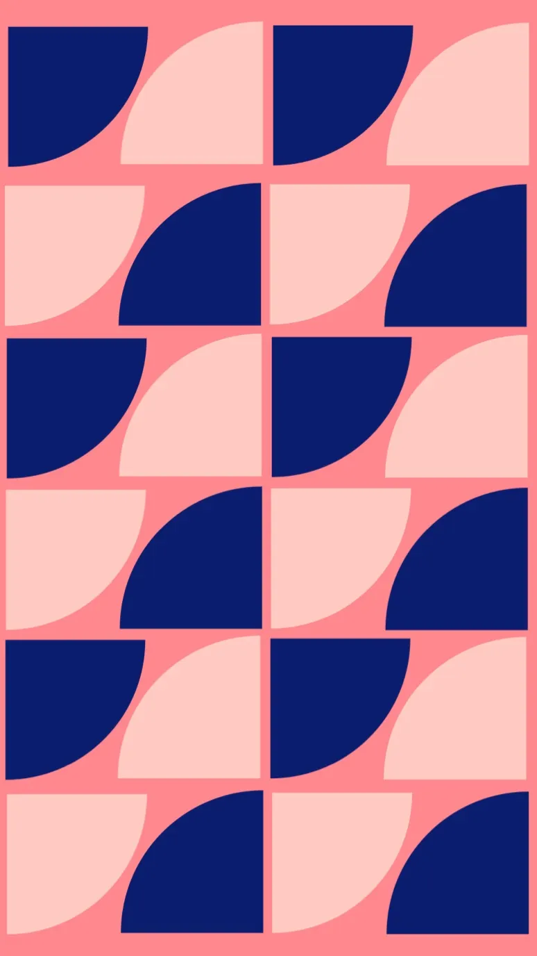 Pink and Blue Abstract Pattern Smart Phone Wallpaper
