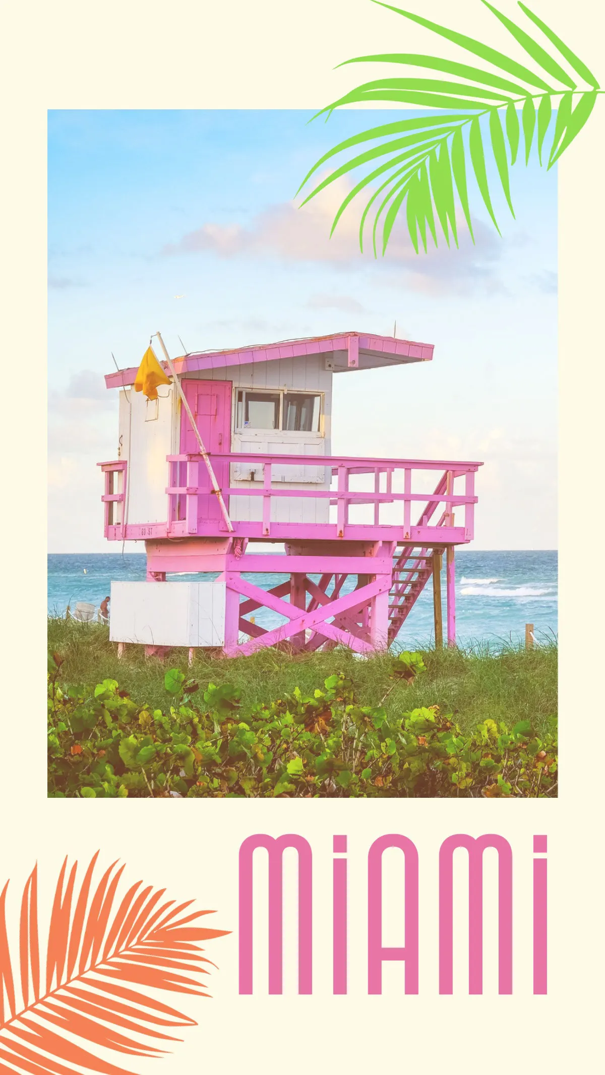 Pink & Yellow Summer Vibes Mobile Wallpaper