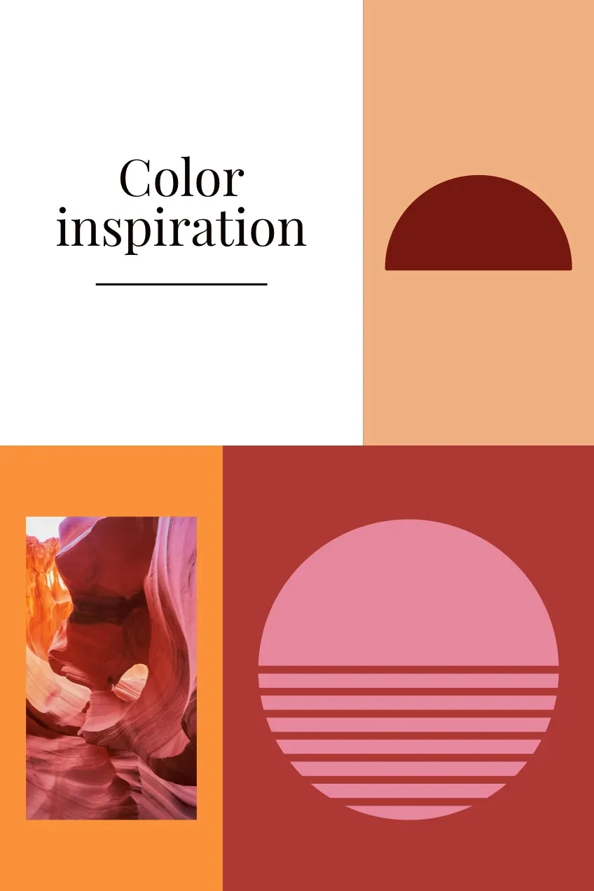 Warm Tones Color Inspiration Mood Board Pinterest Grahic