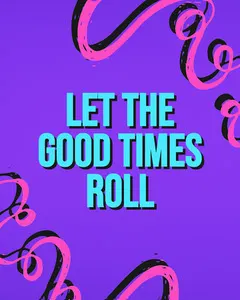 Purple Retro Style Optimistic Phrase Instagram Portraitd
