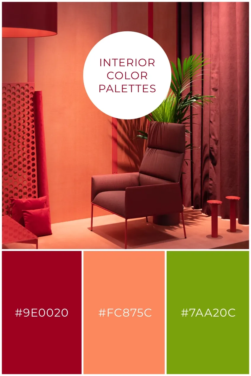 Colorful Interior Color Palettes Pinterest