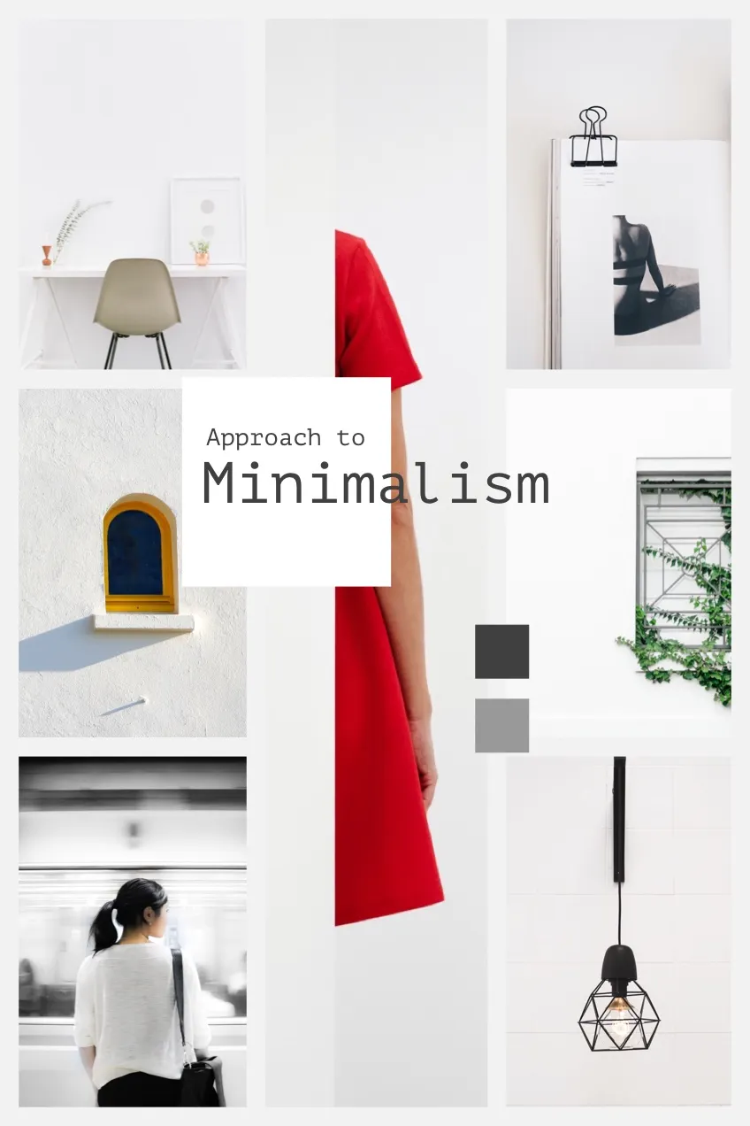 Grey and White Minimalism Collage