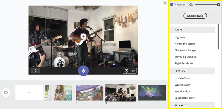 Add Music to Your Videos Online for Free | Adobe Express