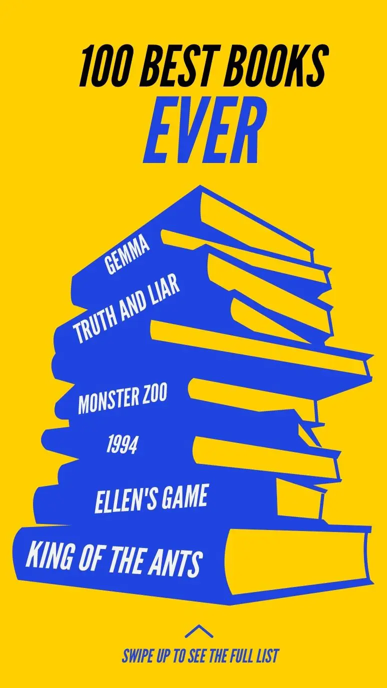 Yellow and Blue Best Books Instagram Story