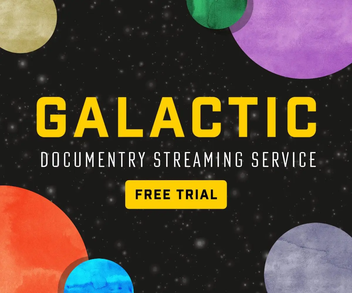 Colorful Documentary Streaming Service Web Banner