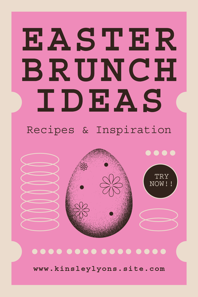 Pink easter brunch ideas recipe and inspiration book cover