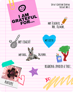 Gratitude Journal Guided Activity