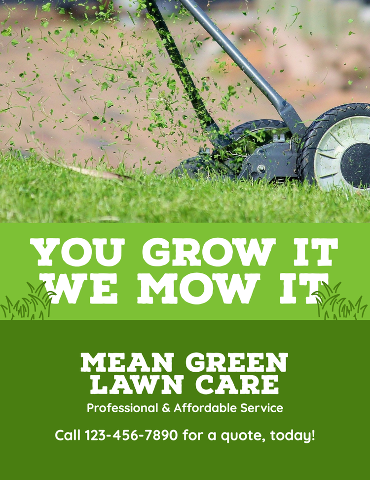 A picture containing text, grass, outdoor, lawn mower Description automatically generated
