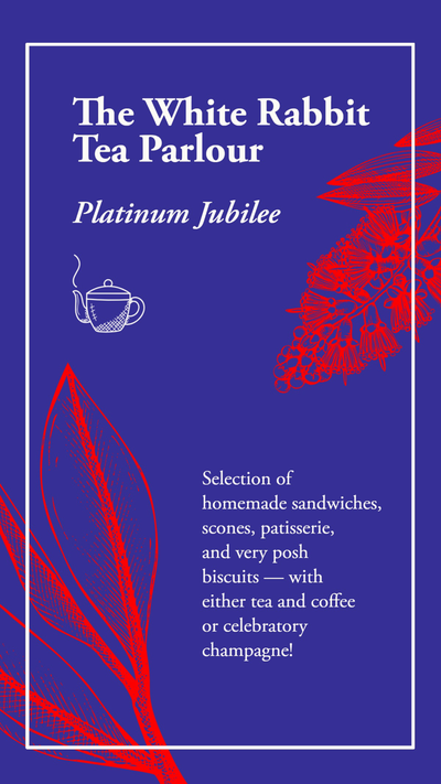 Blue and Red Teahouse Instagram Story Set