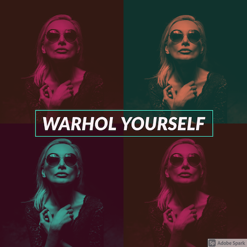 Warhol yourself graphic