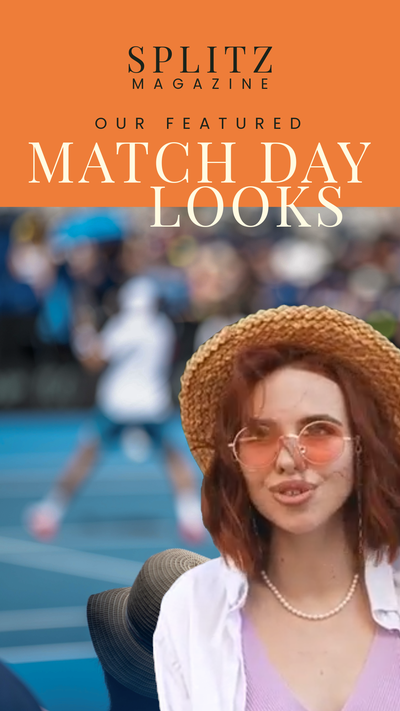 match day looks are for tennis players and spectators alike