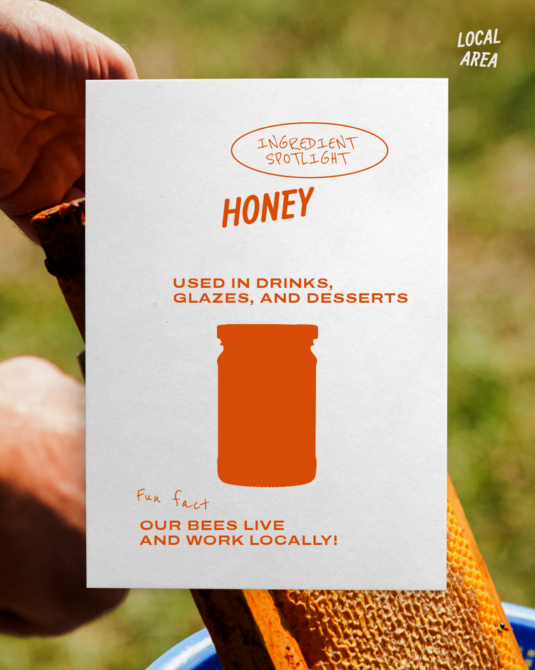 an image of a bee hive with an overlay of a honey jar and inspiration for using honey