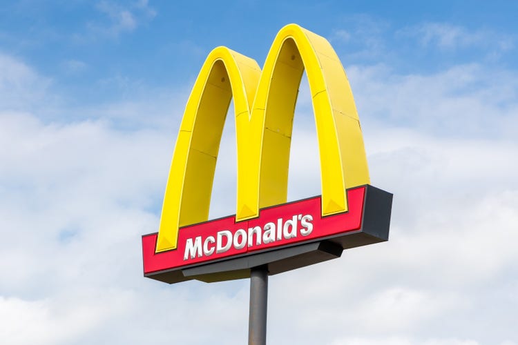 The McDonald's golden arches