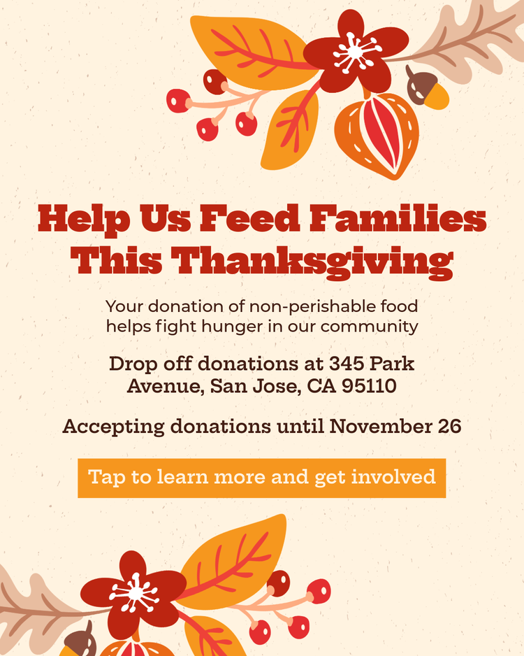 Help us feed families this thanksgiving template