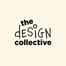 A screenshot of a design studio logo titled “the design collective” template