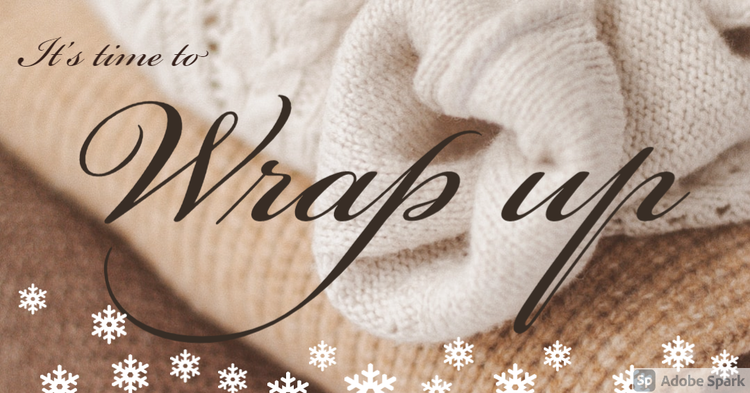 It's time to wrap up text with a wool towel background