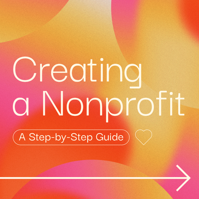 A step-by-step guide to creating a nonprofit template in orange and pink
