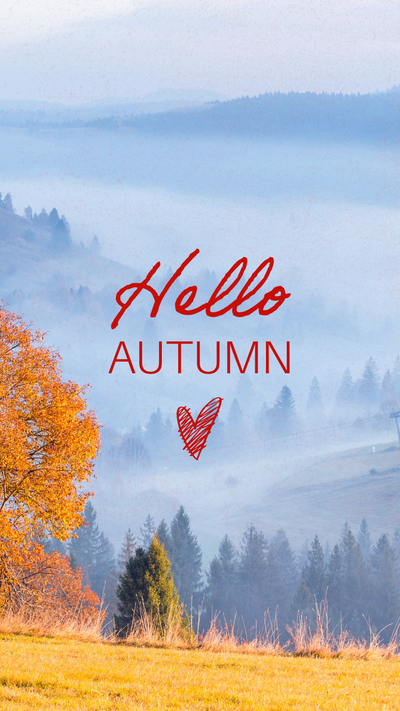 Hello autumn template