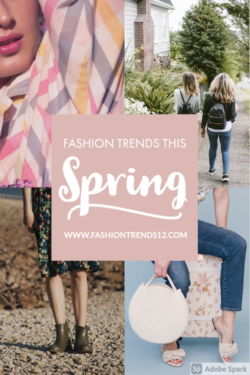 Pinterest business account: Fashion trends graphic
