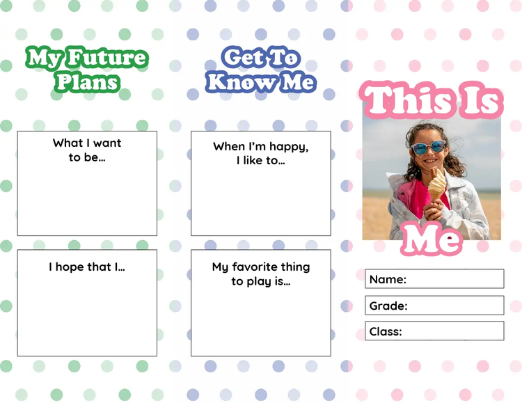 template for back to school planning