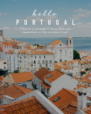 portugal instagram portrait 50 Modern Fonts