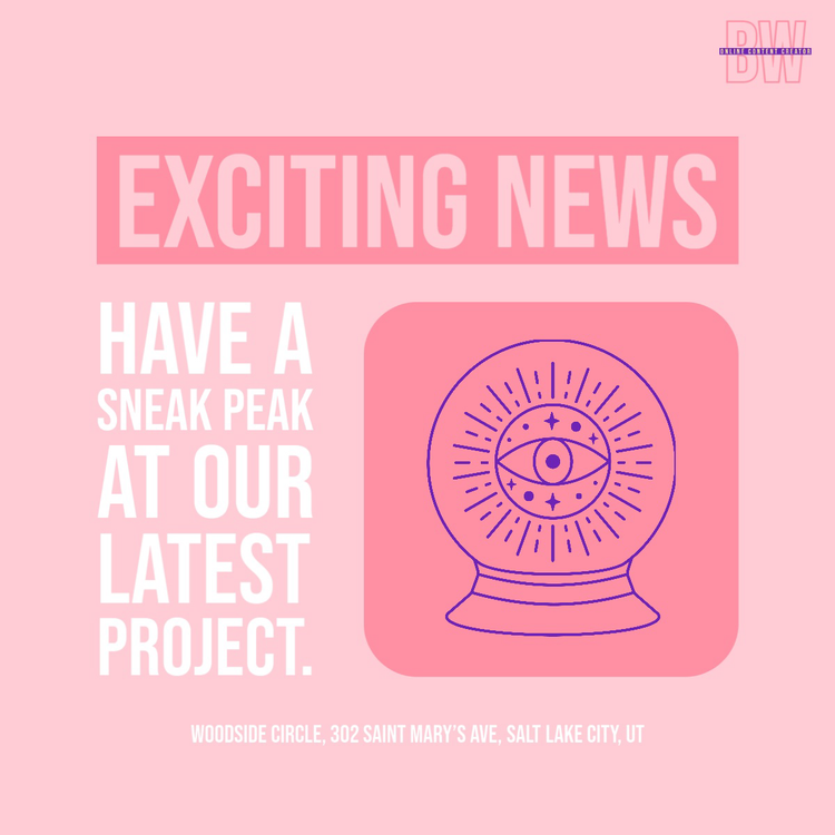 A content creator's Instagram post announcing exciting news and offering a sneak peak at their latest project